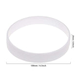 Golf Hole Cup Rings for Putting Green Standard Plastic Training Ball Socket Accessory Golf Outdoor Practice Cup Equipment White